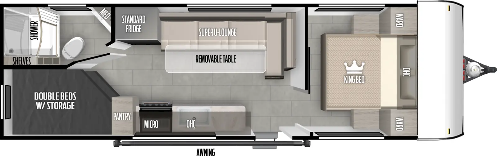 Salem Fsx 266BHLE Floorplan